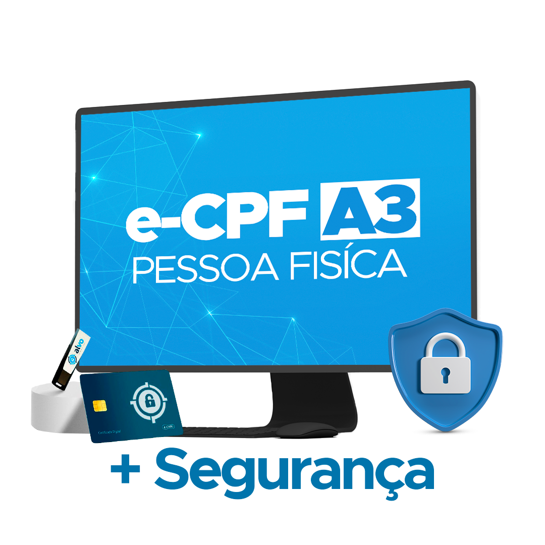 Certificado Digital E CPF A3 3 Anos C Token Alvo Certificado Digital