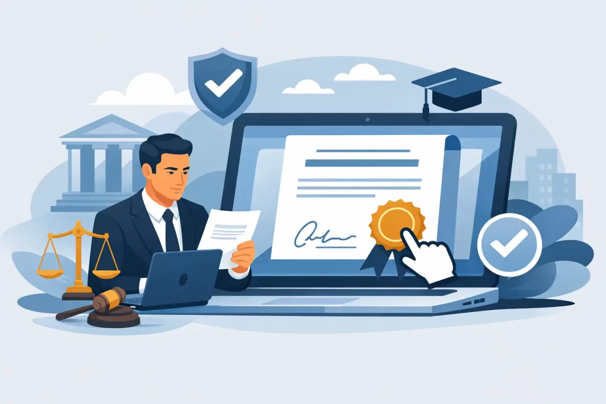 Certificado para advogado online vale a pena?