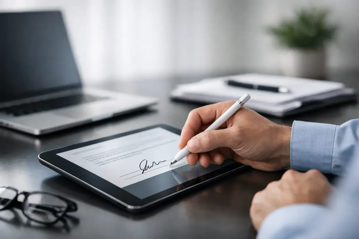 Como assinar contrato digitalmente