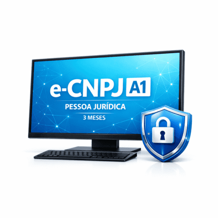 Certificado Digital e-CNPJ A1 - 3 meses: identidade digital para empresas com validade jurídica