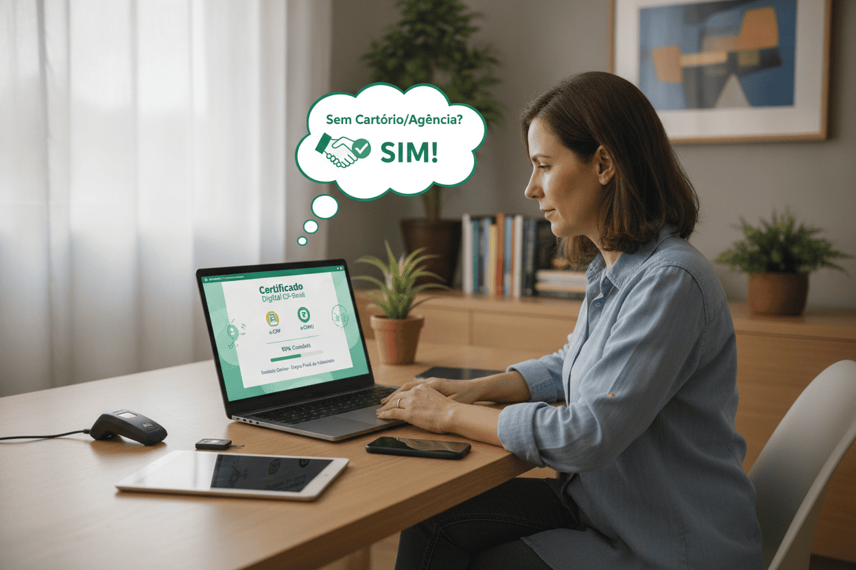 Dá para emitir o e-CPF online sem sair de casa?