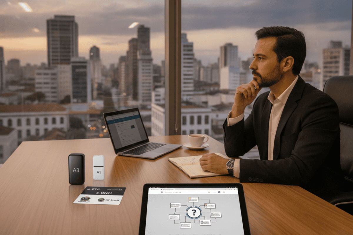 Qual certificado digital comprar para emitir NF-e