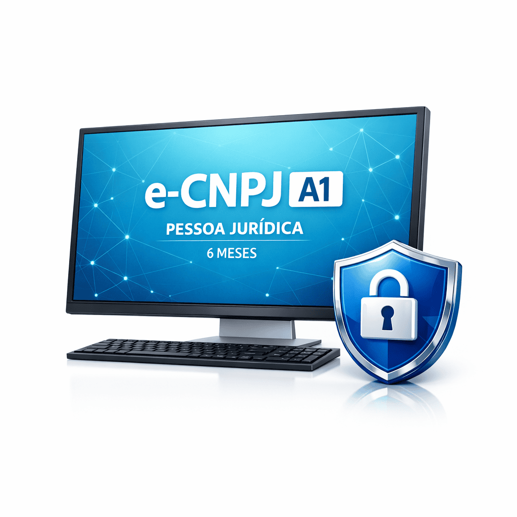 Certificado Digital e-CNPJ A1 - 6 Meses – Alvo Certificado Digital e-CNPJ A1 - 6 Meses – Alvo
