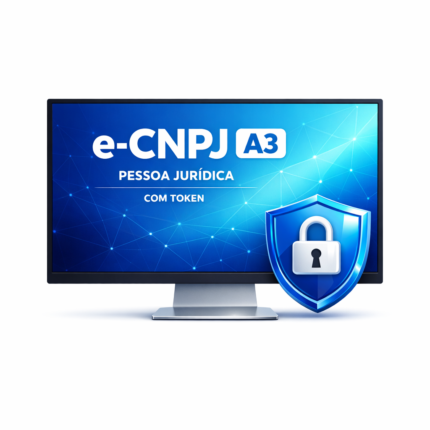 Certificado Digital e-CNPJ A3 com token incluso para Pessoa Jurídica