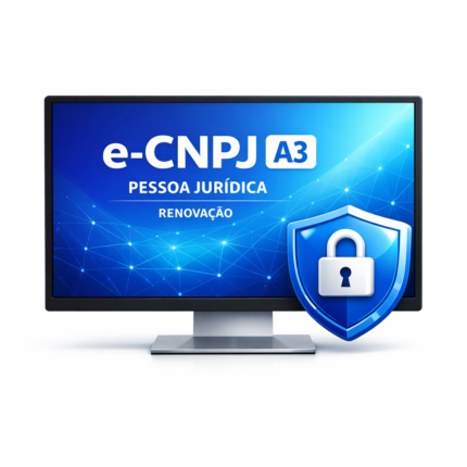 Renovação de Certificado Digital e-CNPJ A3 para Pessoa Jurídica