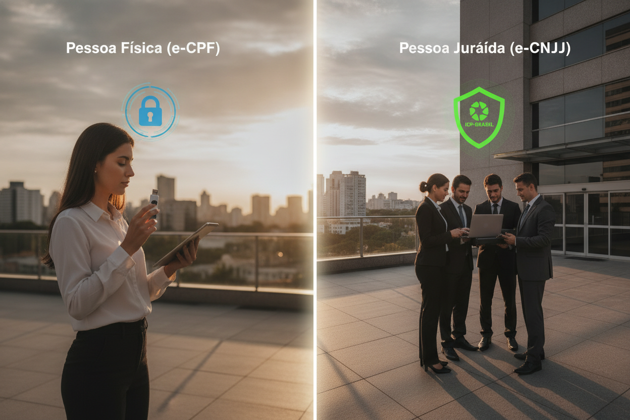 Certificado A1 para pessoa física ou jurídica: a diferença