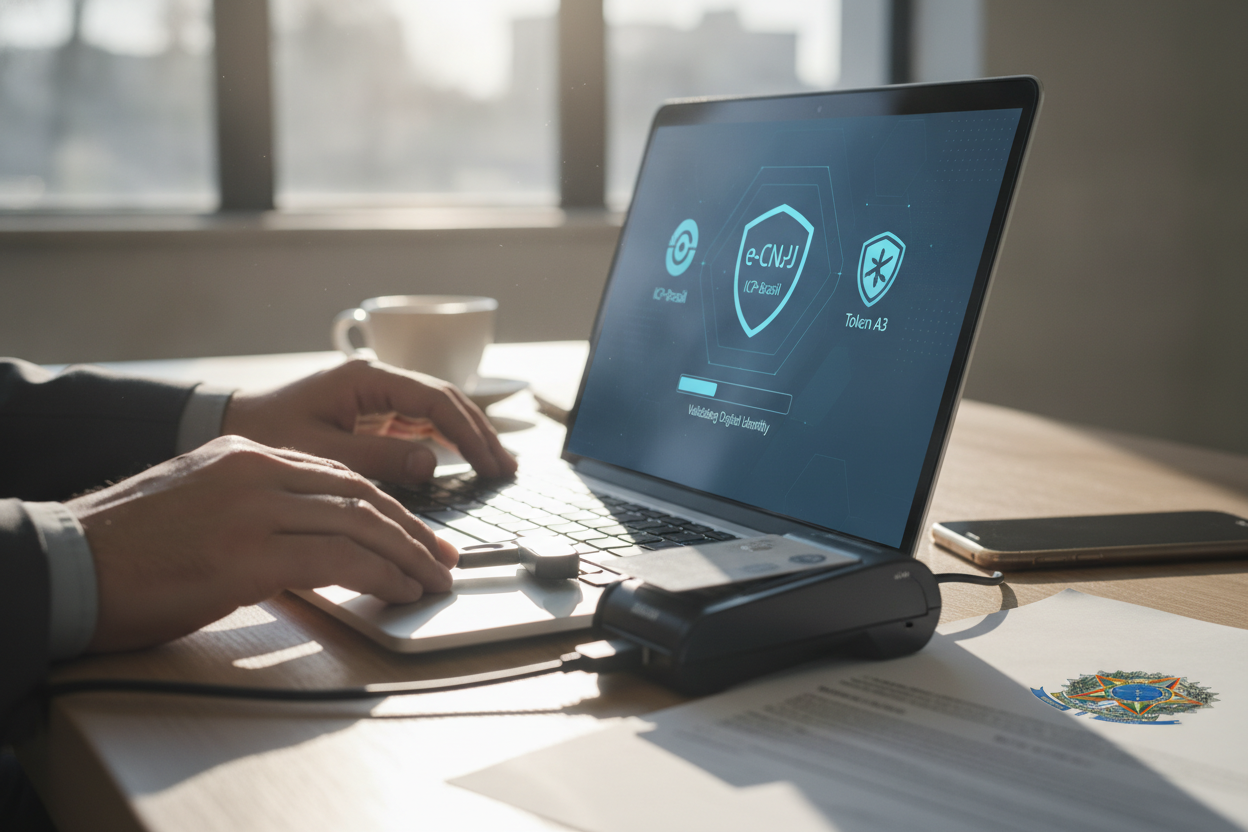 Emissão do e-CNPJ pela internet — passo a passo