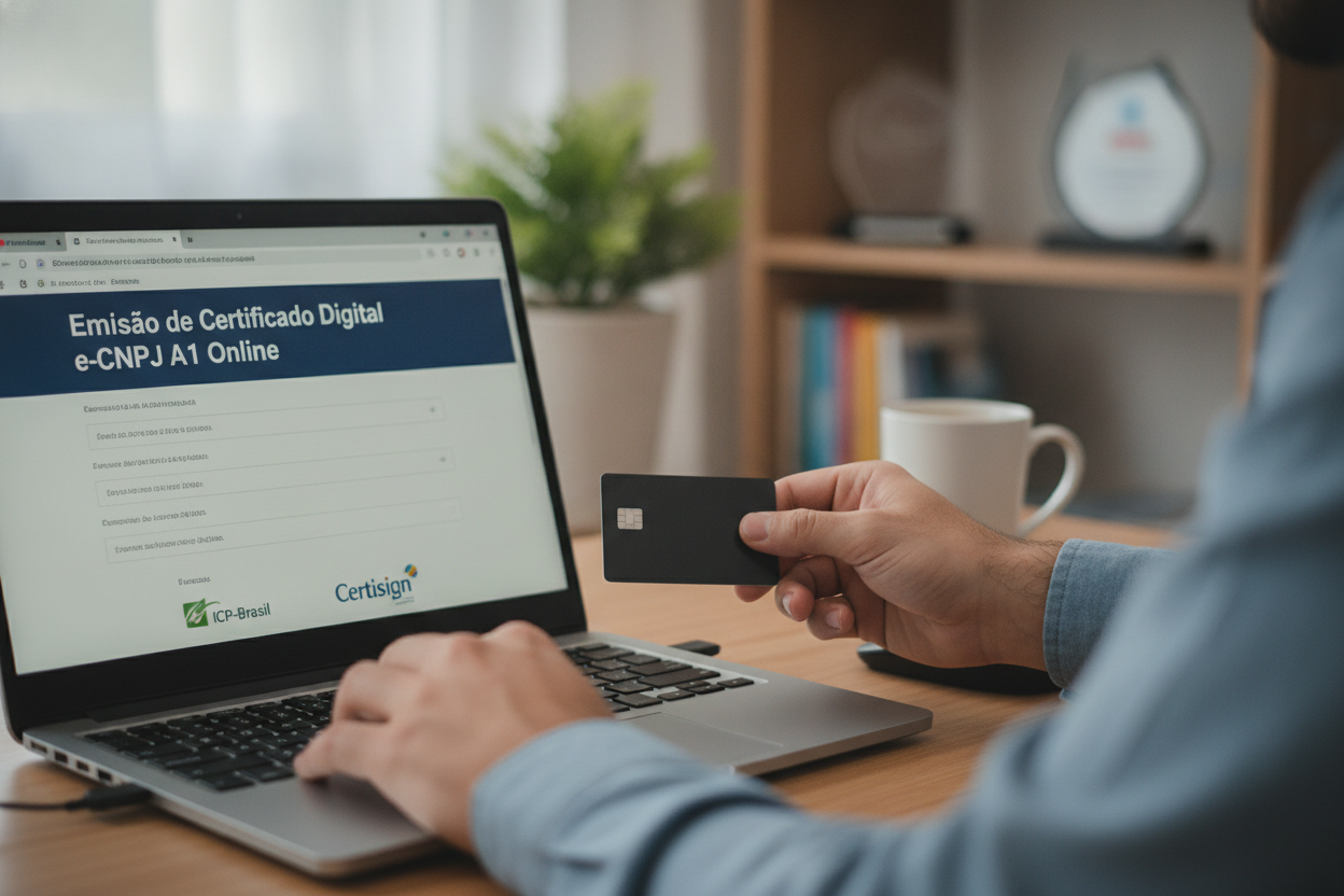 Certificado digital a1 — Emitir o certificado A1 e-CNPJ sem sair de casa
