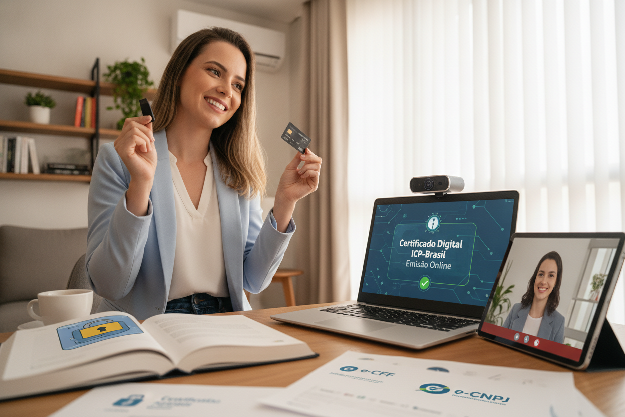 Emitir certificado digital pela primeira vez de casa