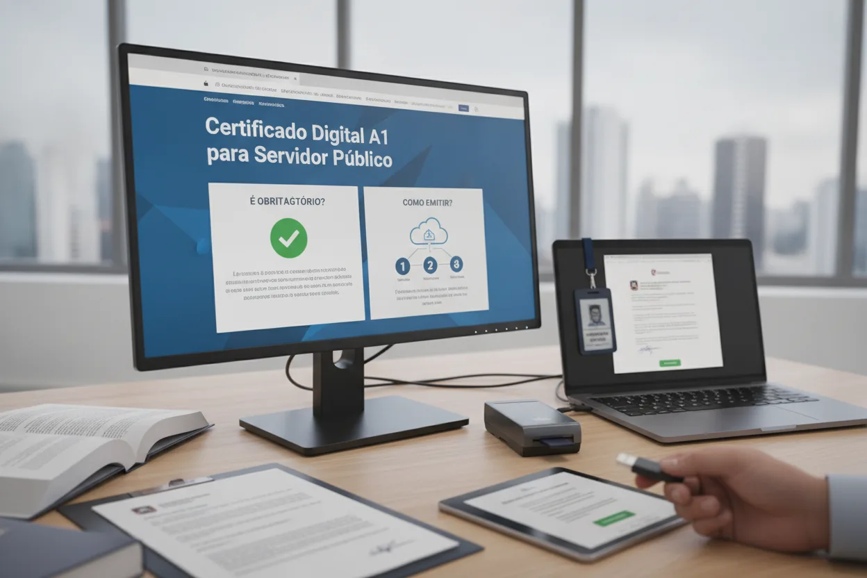 Servidor público precisa de certificado A1? Veja como emitir
