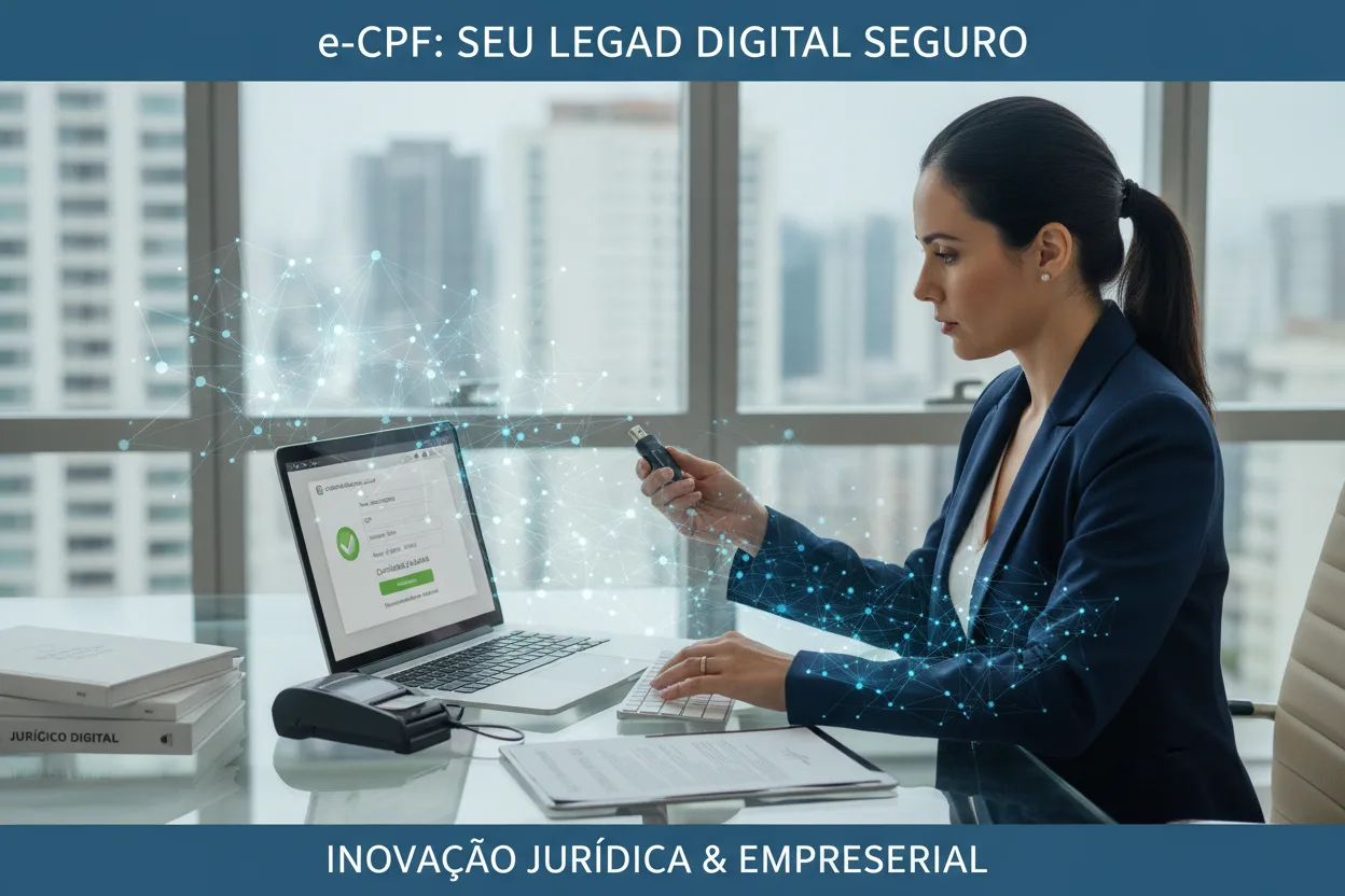 Representante legal e certificado digital e-CPF: guia