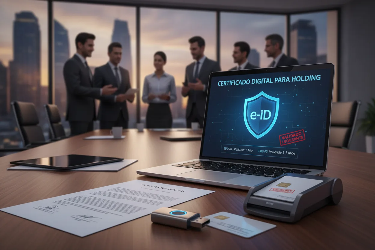 Holding precisa de Certificado digital? Veja qual tipo