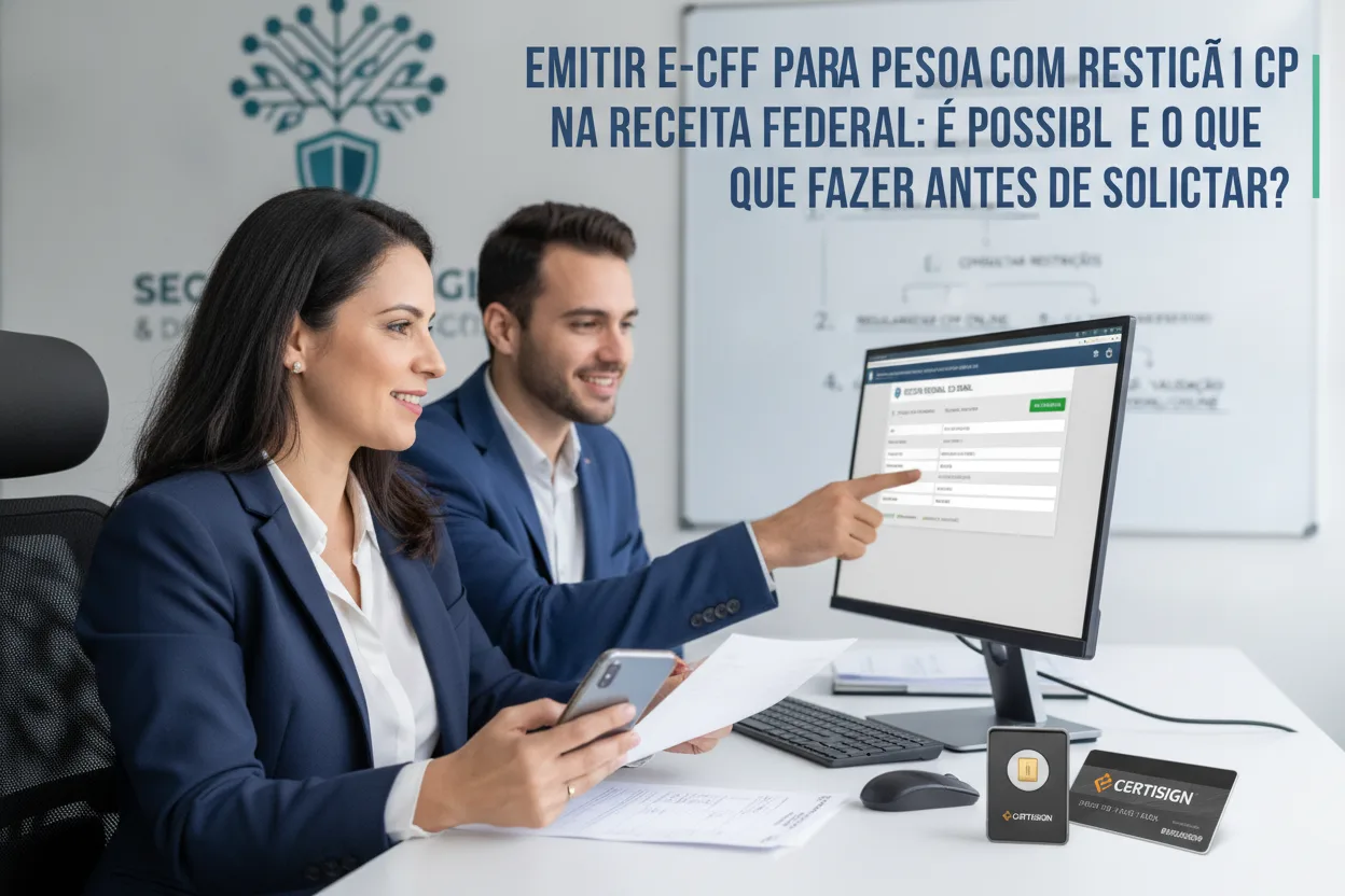 CPF com restrição: dá para emitir e-CPF mesmo assim?